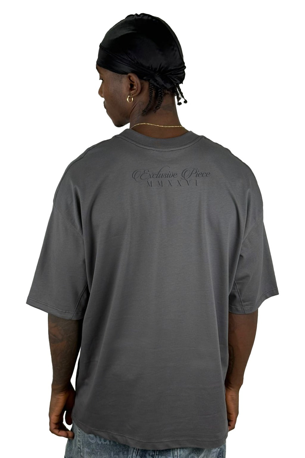 Oversize Gris Oscuro Creator Club Alto Gramaje