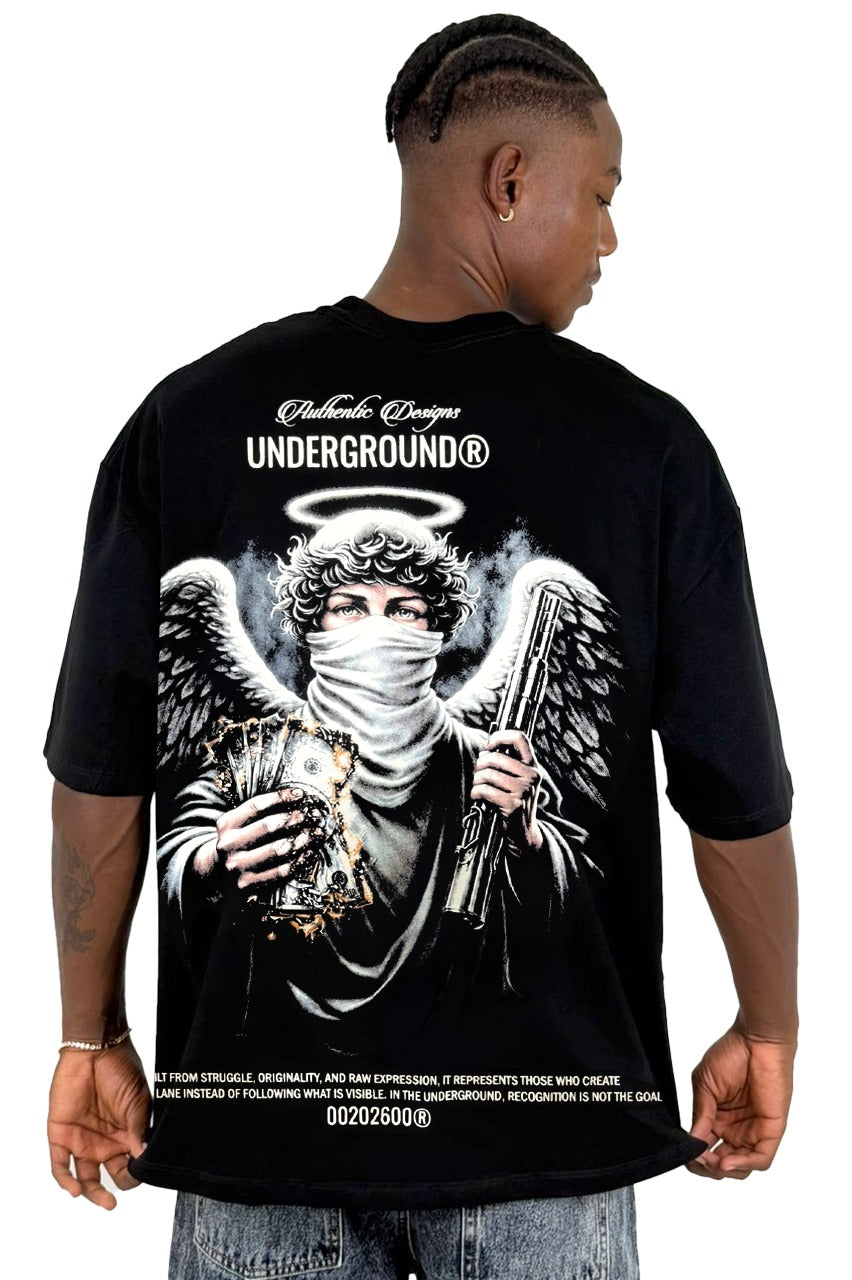 Oversize Negra Underground Angel Alto Gramaje