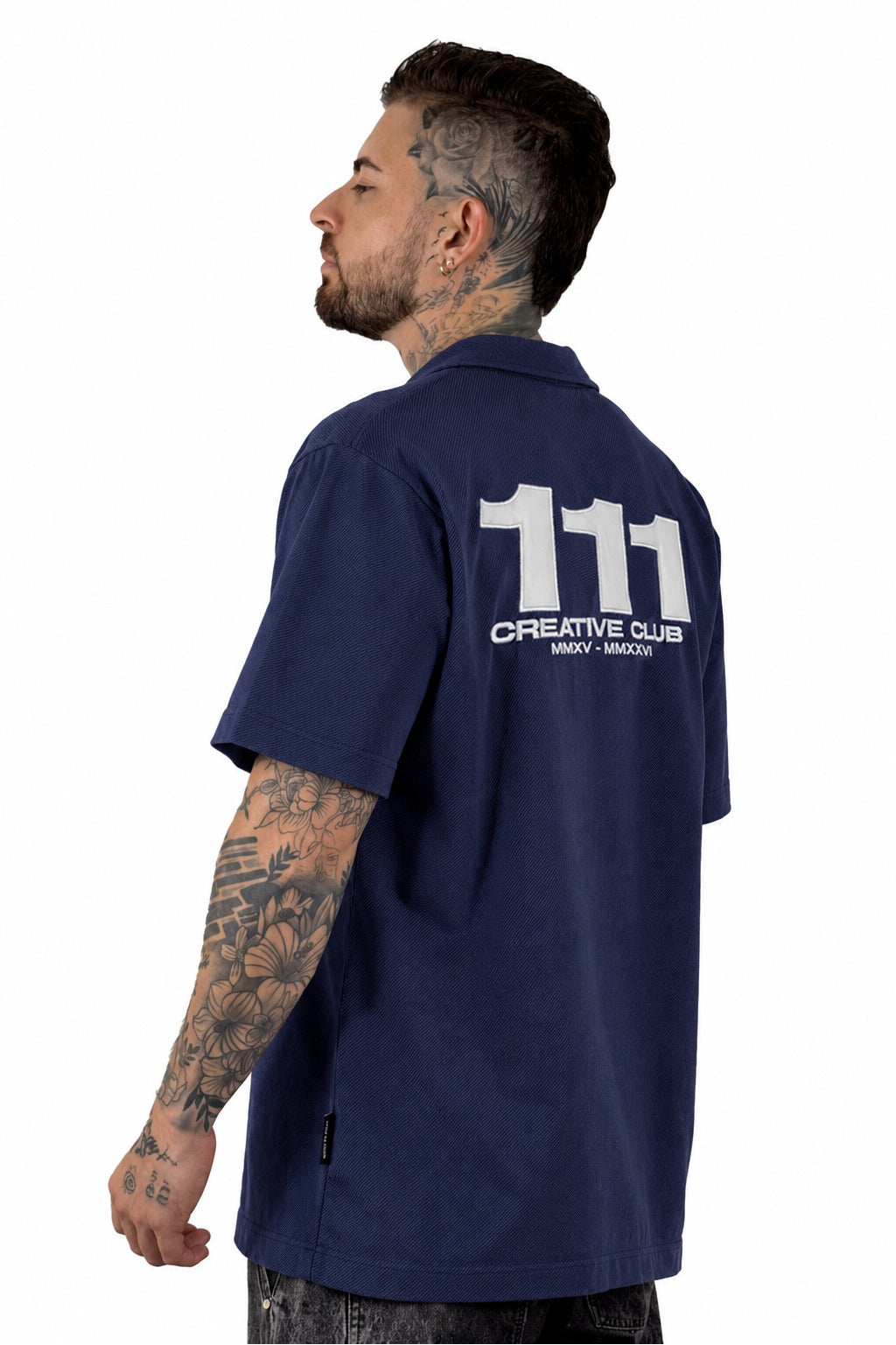 CamisaBoxy Fit Azul Creative Club 111