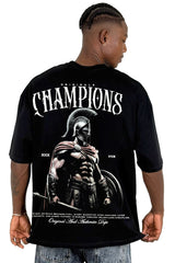 Oversize Negra Champions Spartan Alto Gramaje