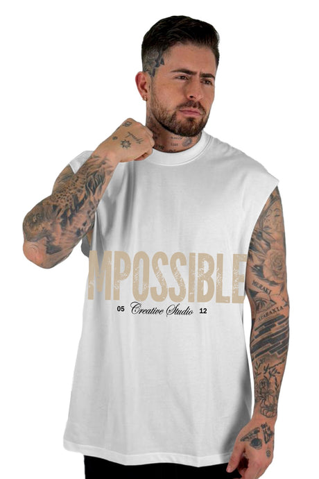Camisilla Crudo Impossible Alto Gramaje