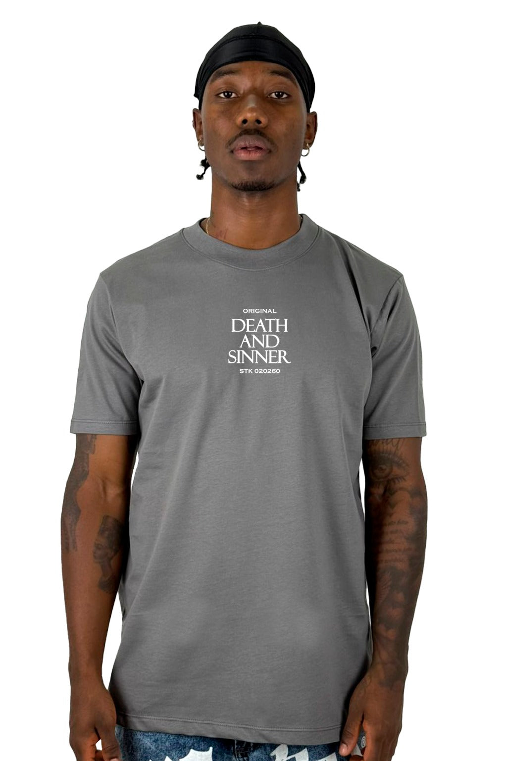 Camiseta Gris Death And Sinner Alto Gramaje