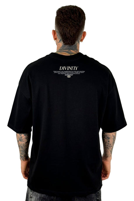 Oversize Negra Divinity 444 Alto Gramaje