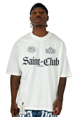 Oversize Crudo Saint Club Con Aplique Alto Gramaje