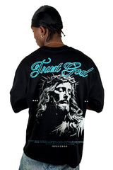 Oversize Trust God Pedreria Alto Gramaje