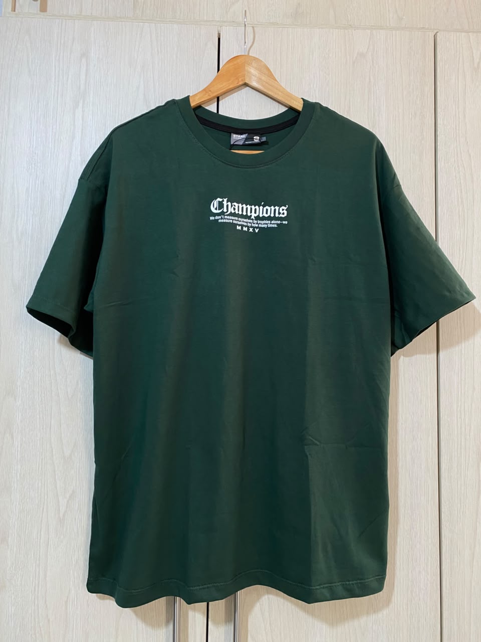 Oversize Verde Champions Gladiador Alto Gramaje