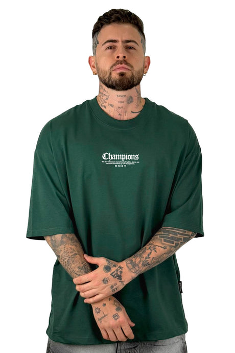 Oversize Verde Champions Gladiador Alto Gramaje