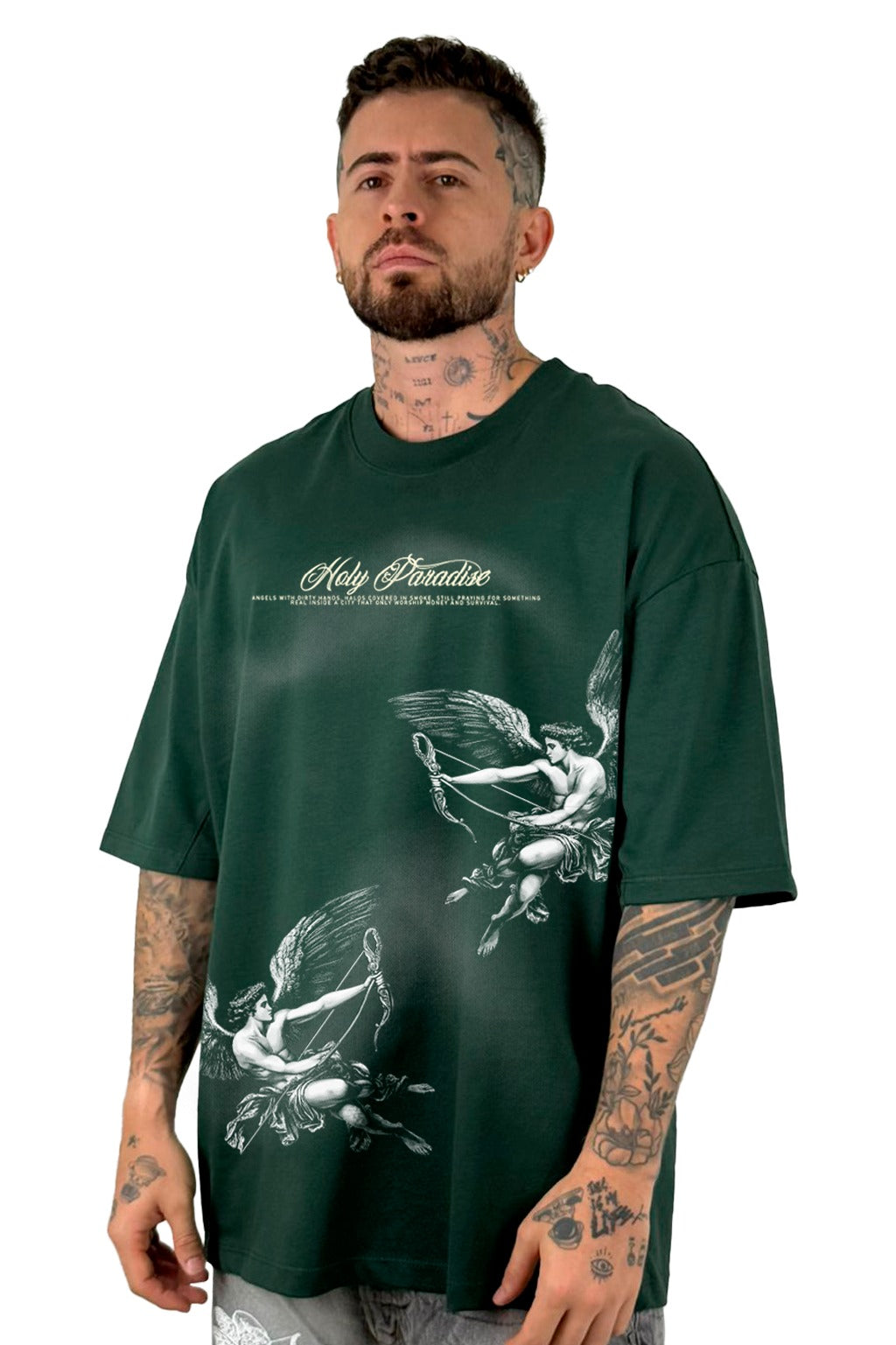 Oversize Verde Holy Paradise Angels Alto Gramaje