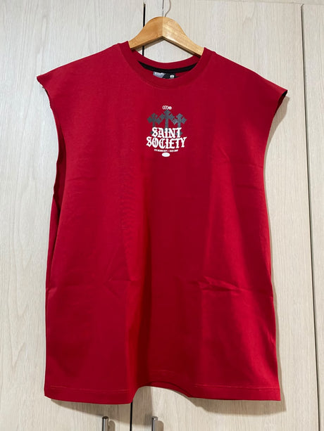 Camisilla Roja Saint Society Cruz Alto Gramaje