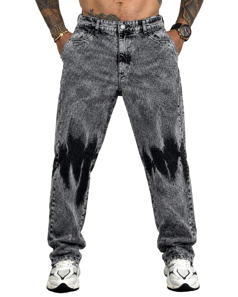 Jean Regular Clasico Gris Amarre