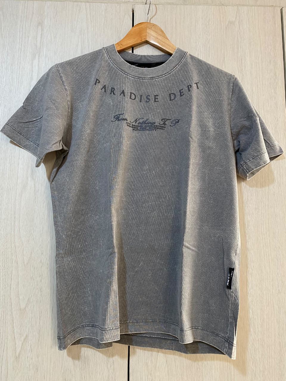 Camiseta Sky Gris Paradise Dept Alto Gramaje