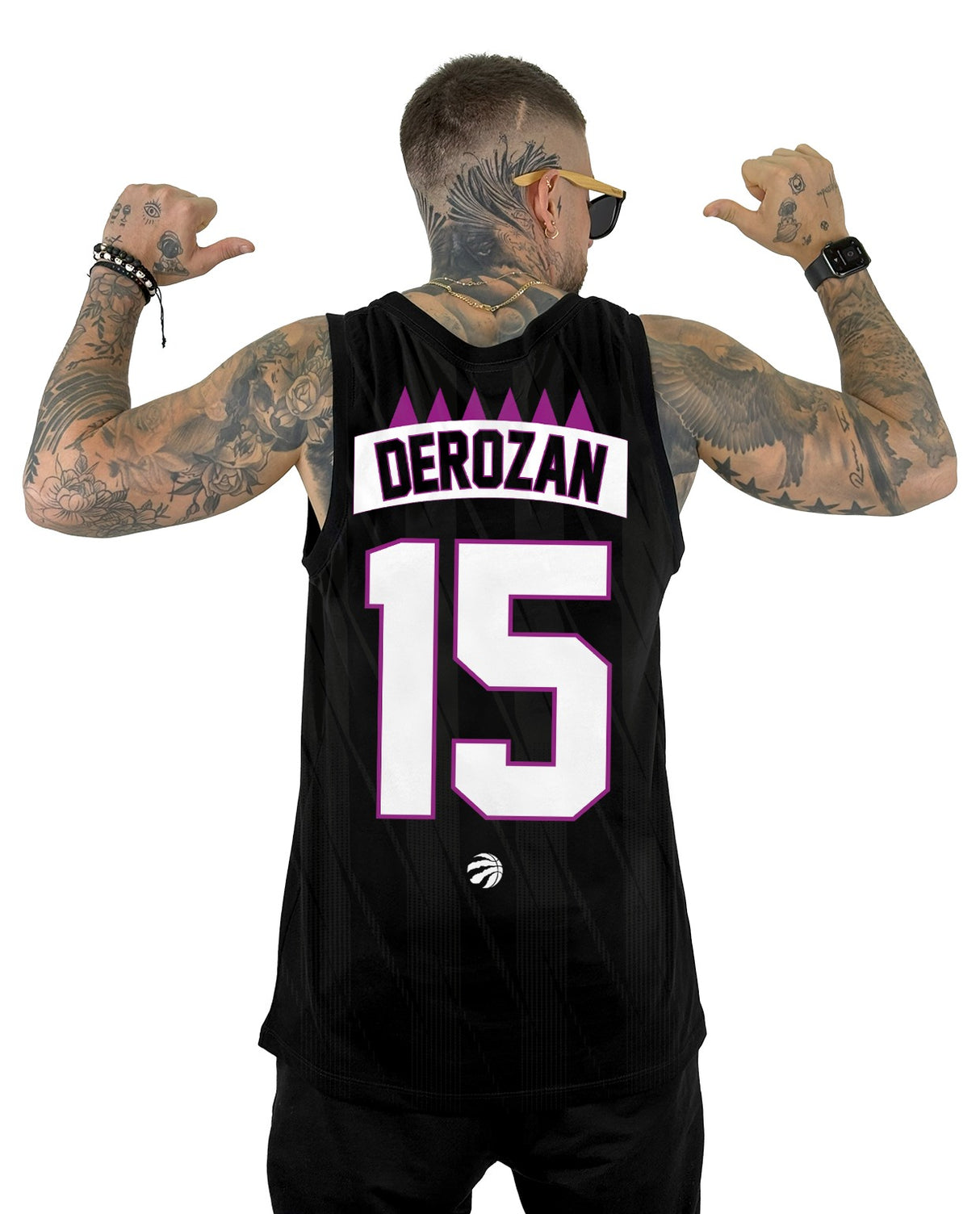 Camisilla negra raptors 15