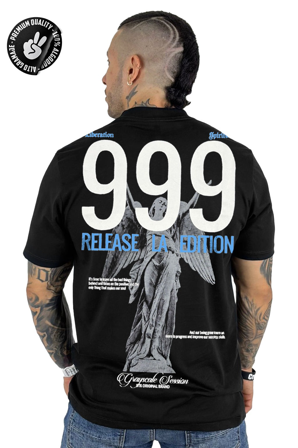 Camiseta alto gramaje 999 release