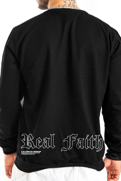 Buzo negro real faith