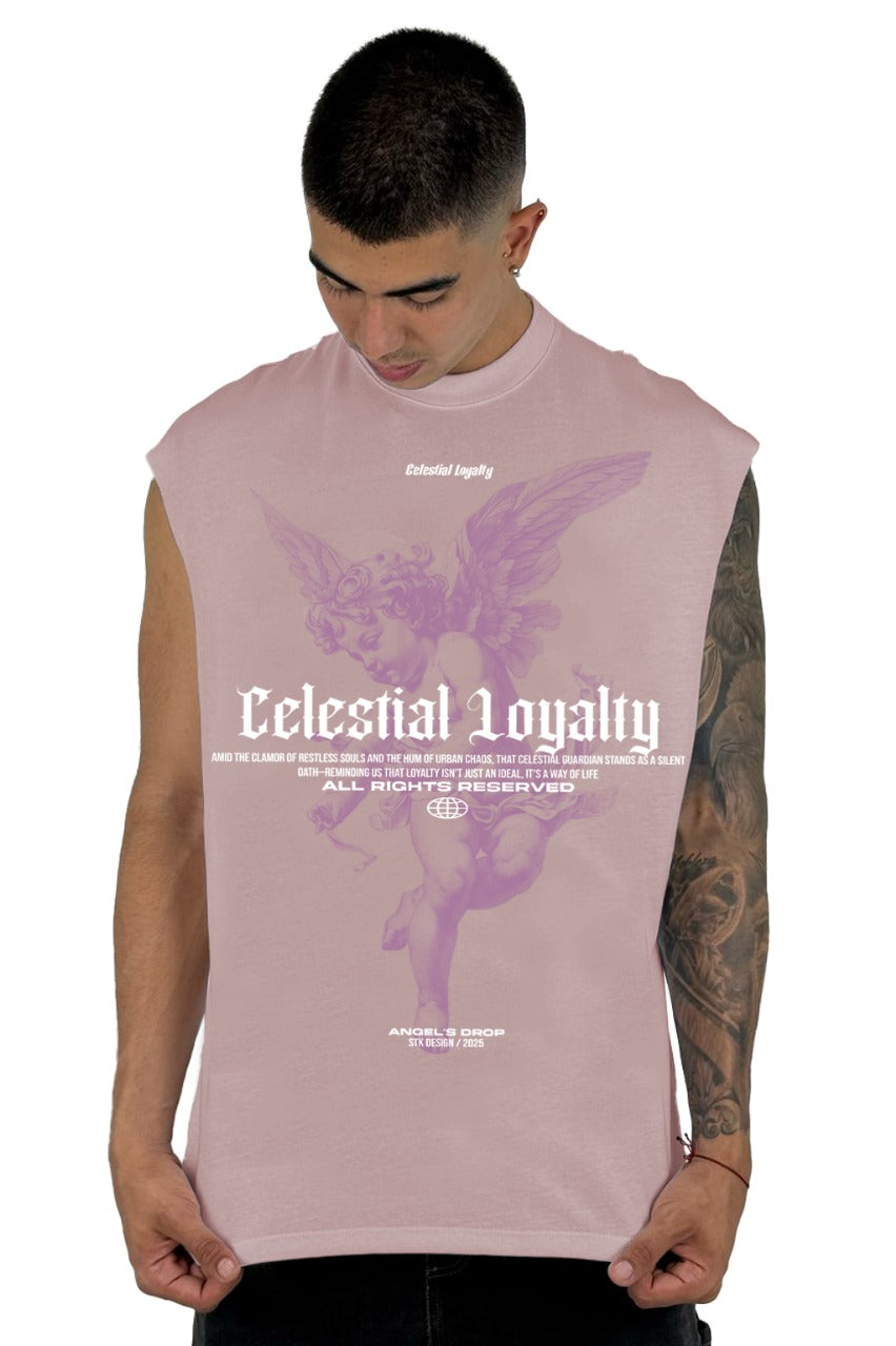 Camisilla rosada celestial loyalty Alto gramaje