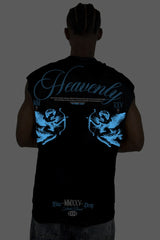 Camisilla negra Heavenly alto gramaje luminescence