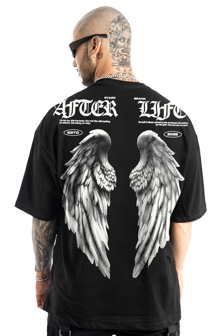 Oversize Negra After Life Alto Gramaje