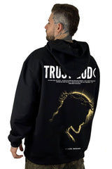 Buzo Capucha Negro Trsut God