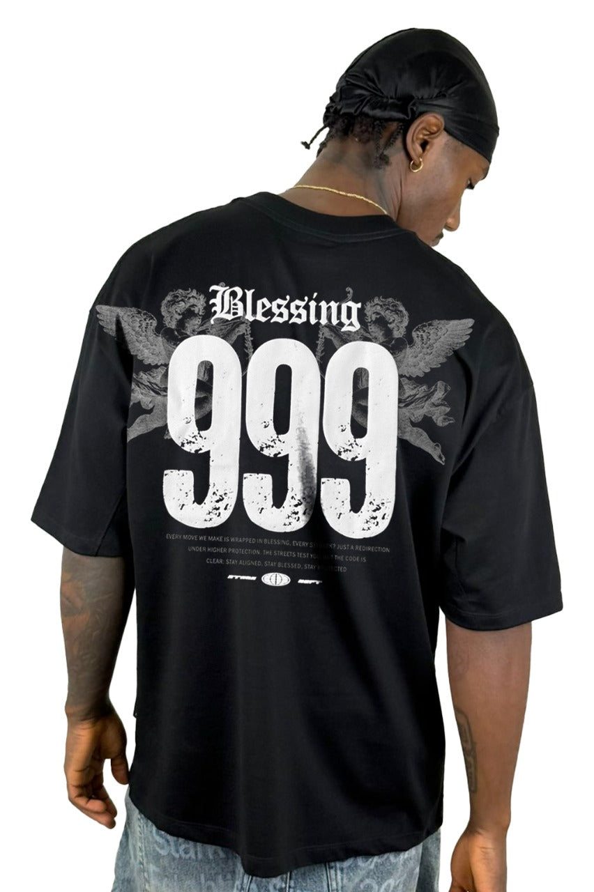 Oversize negra blessings 999 alto gramaje