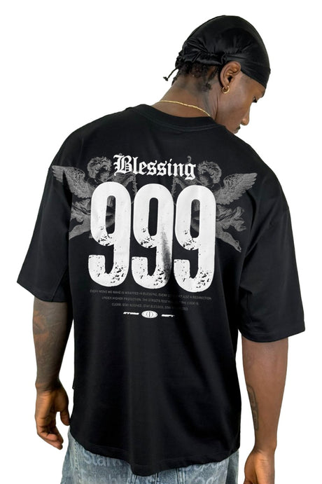 Oversize negra blessings 999 alto gramaje