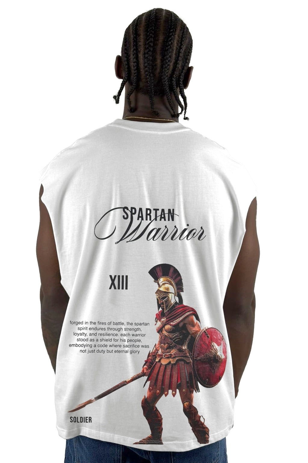 Camisilla Color Crudo Spartan Warrior Alto Gramaje