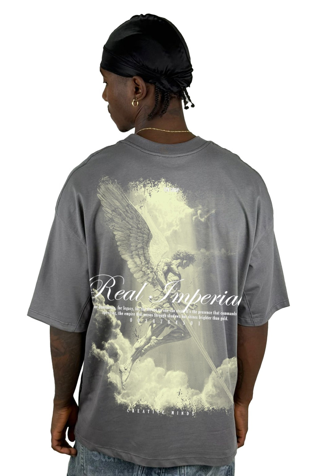 Oversize Gris Real Imperial Alto Gramaje