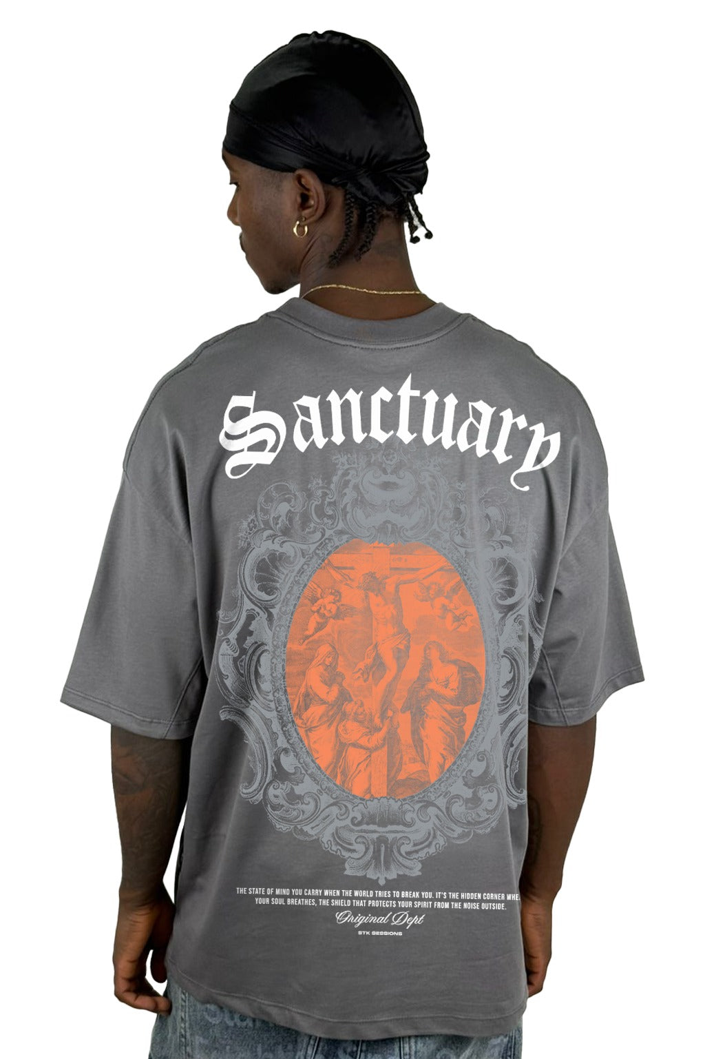 Oversize gris santuary alto gramaje