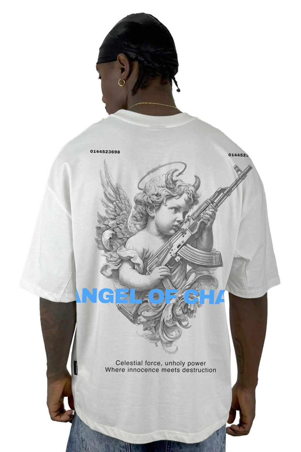 Oversize crudo angel of chaos 111