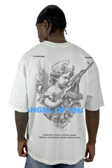 Oversize crudo angel of chaos 111