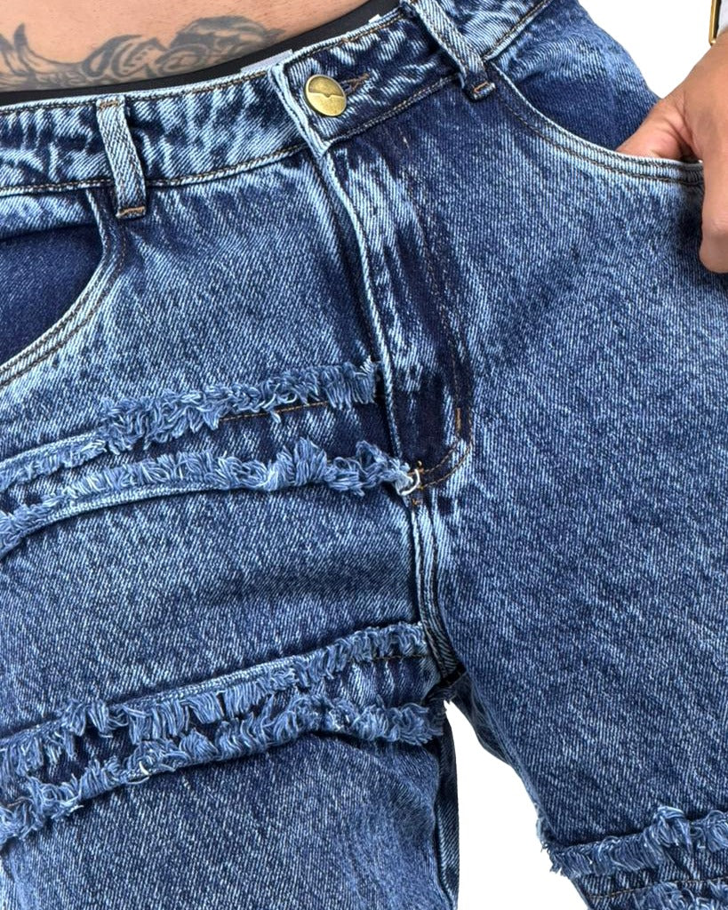 Mocho sky oscuro clásica + tiras desmechadas