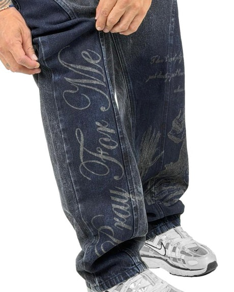 Jean Baggy corte pray for me