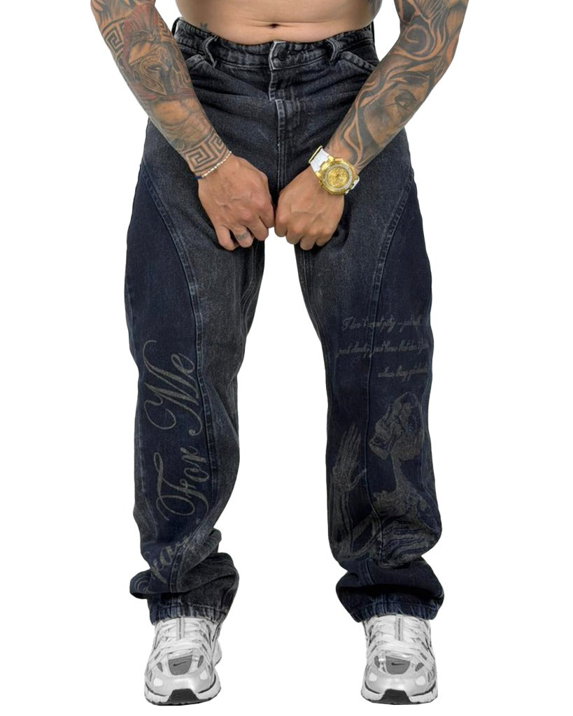 Jean Baggy corte pray for me