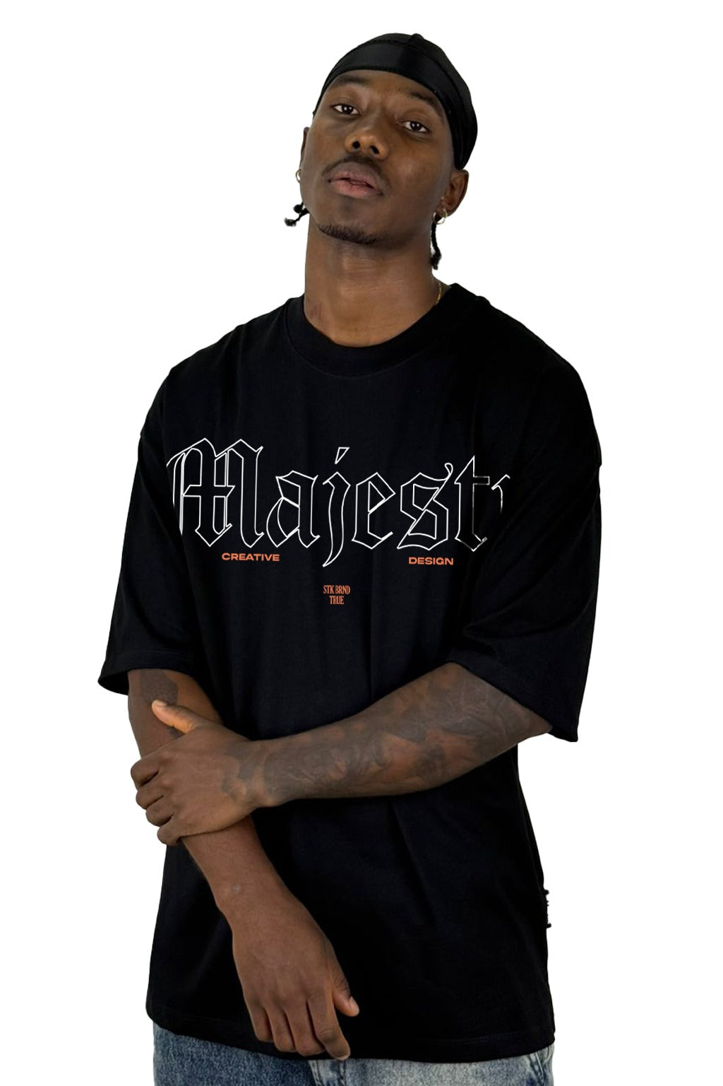 Oversize negro majesty alto gramaje
