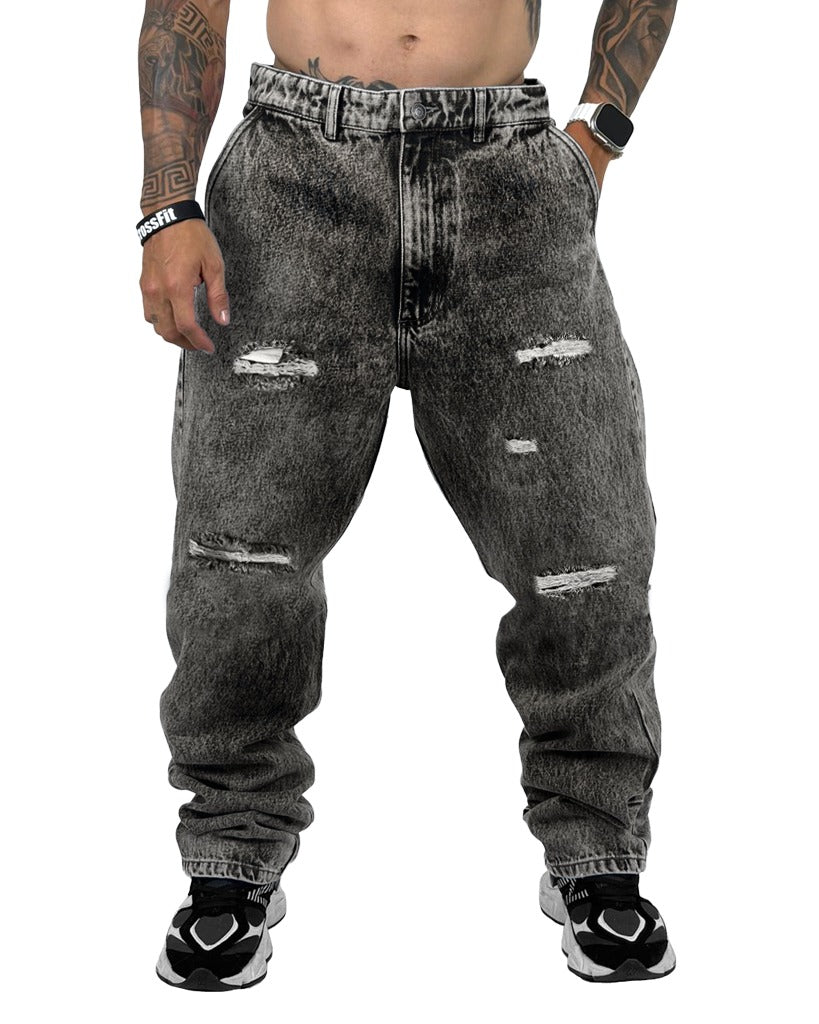 Jean Baggy negro clasico sky gris oscuro 2012