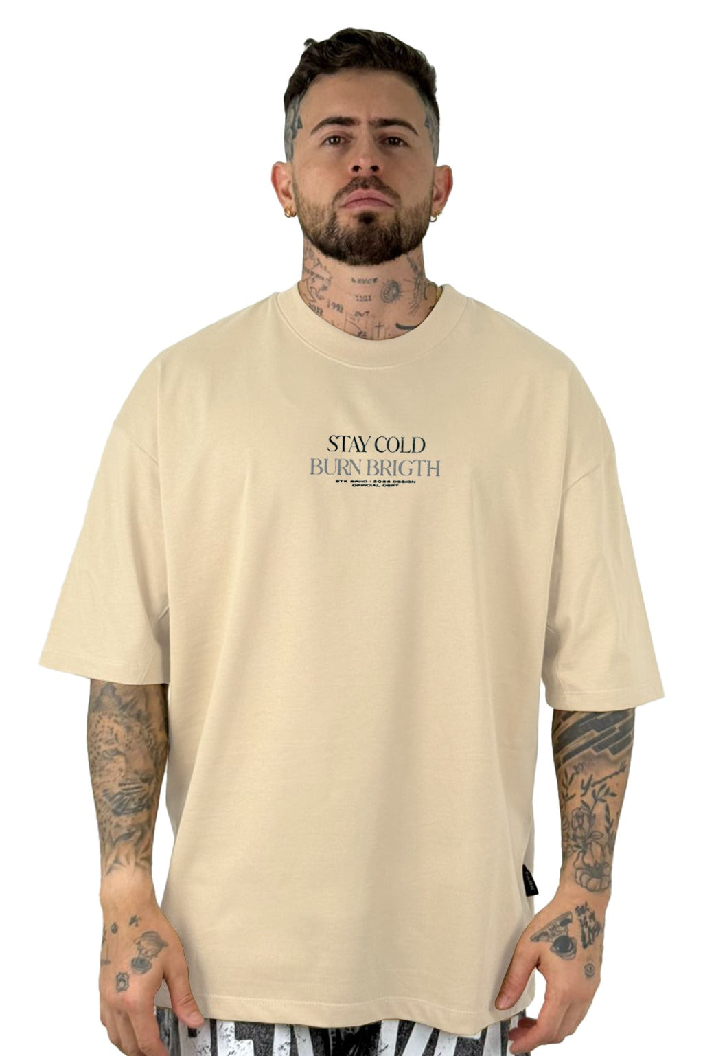 Oversize beige stay cold