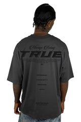 Oversize Gris Always Being  True alto gramaje