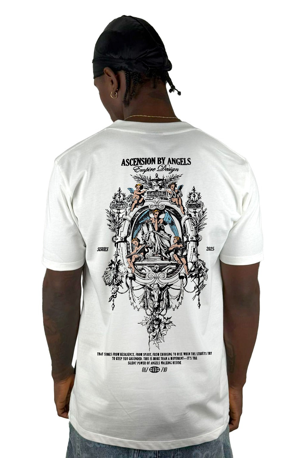 Camiseta Crudo Ascension By Angels Alto Gramaje