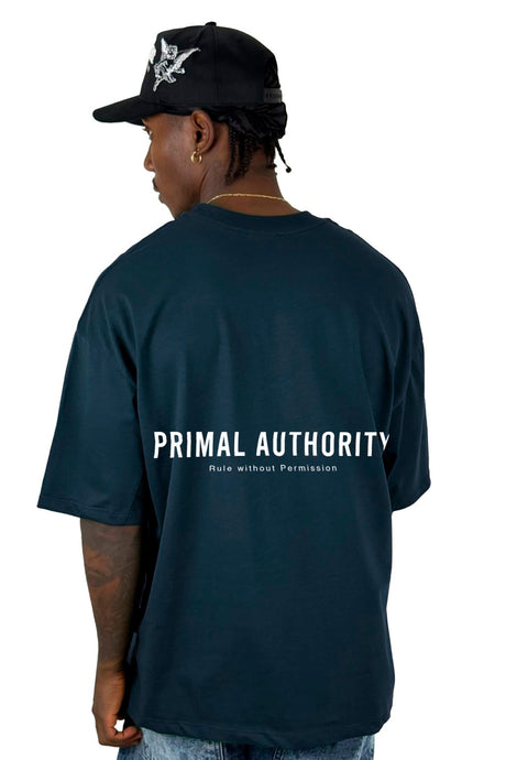 Oversize Azul Oscuro Crowned By Nature Alto Gramaje