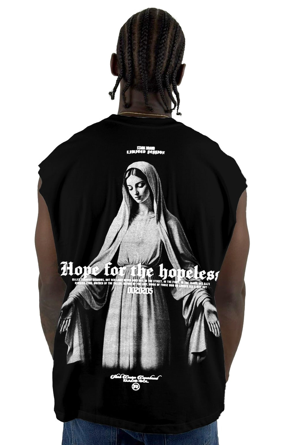 Camisilla Negra Hope Hopele Alto Gramaje
