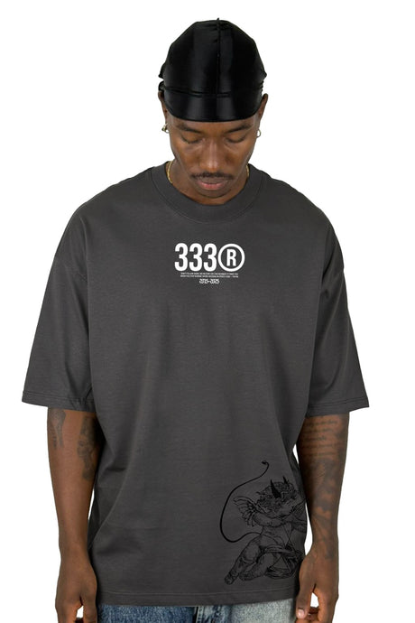 Oversize Gris Humo Divine DSGN 333R Alto Gramaje