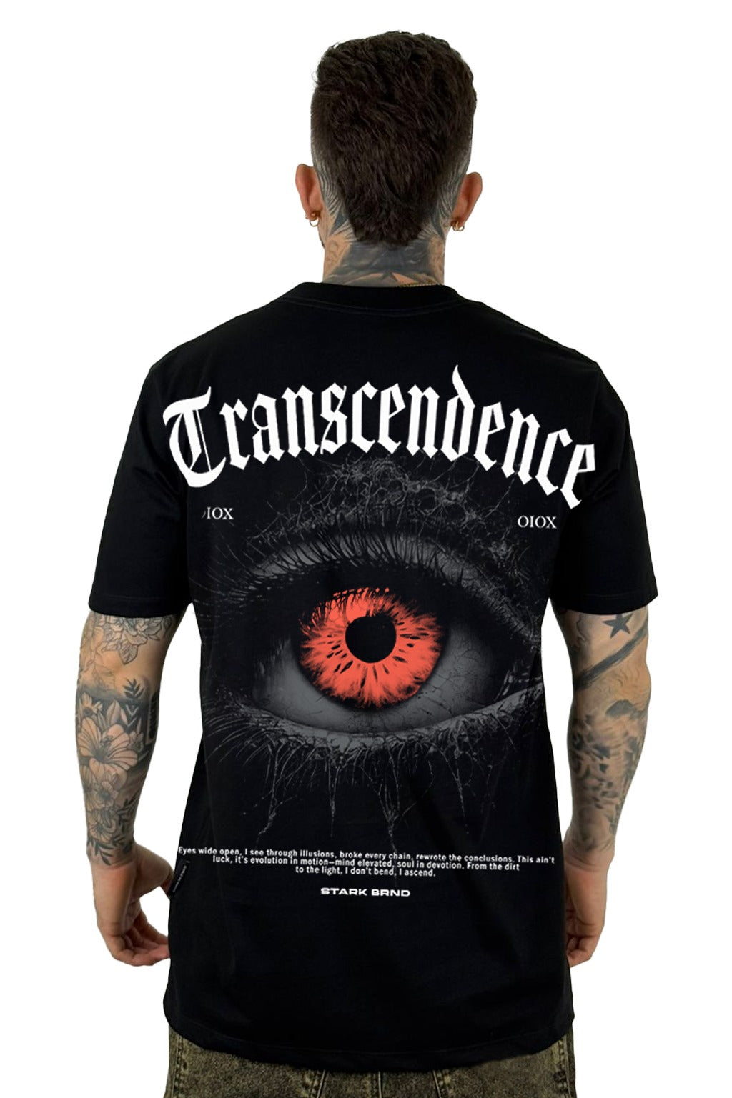 Camiseta Negra  Trascendence Alto Gramaje
