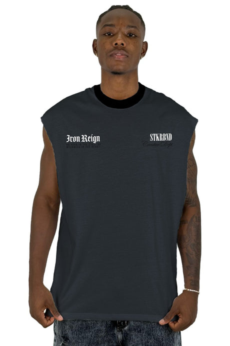 Camisilla Gris Iron Reign Alto Gramaje