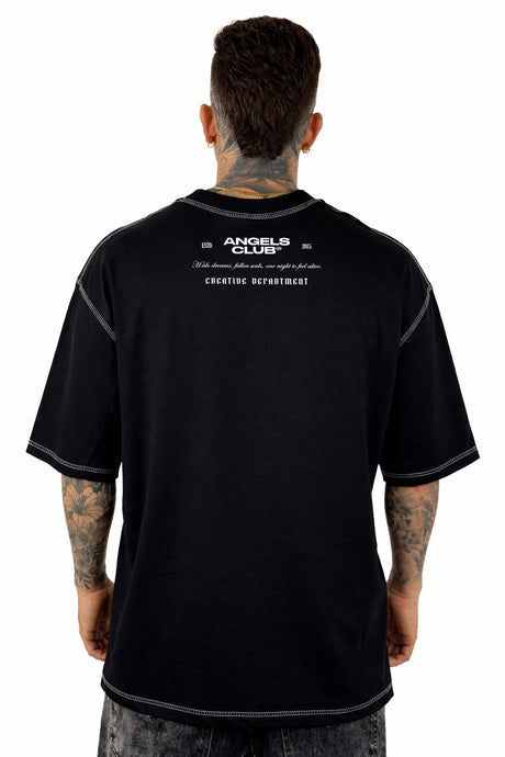 Oversize Negra Angels Club Alto Gramaje