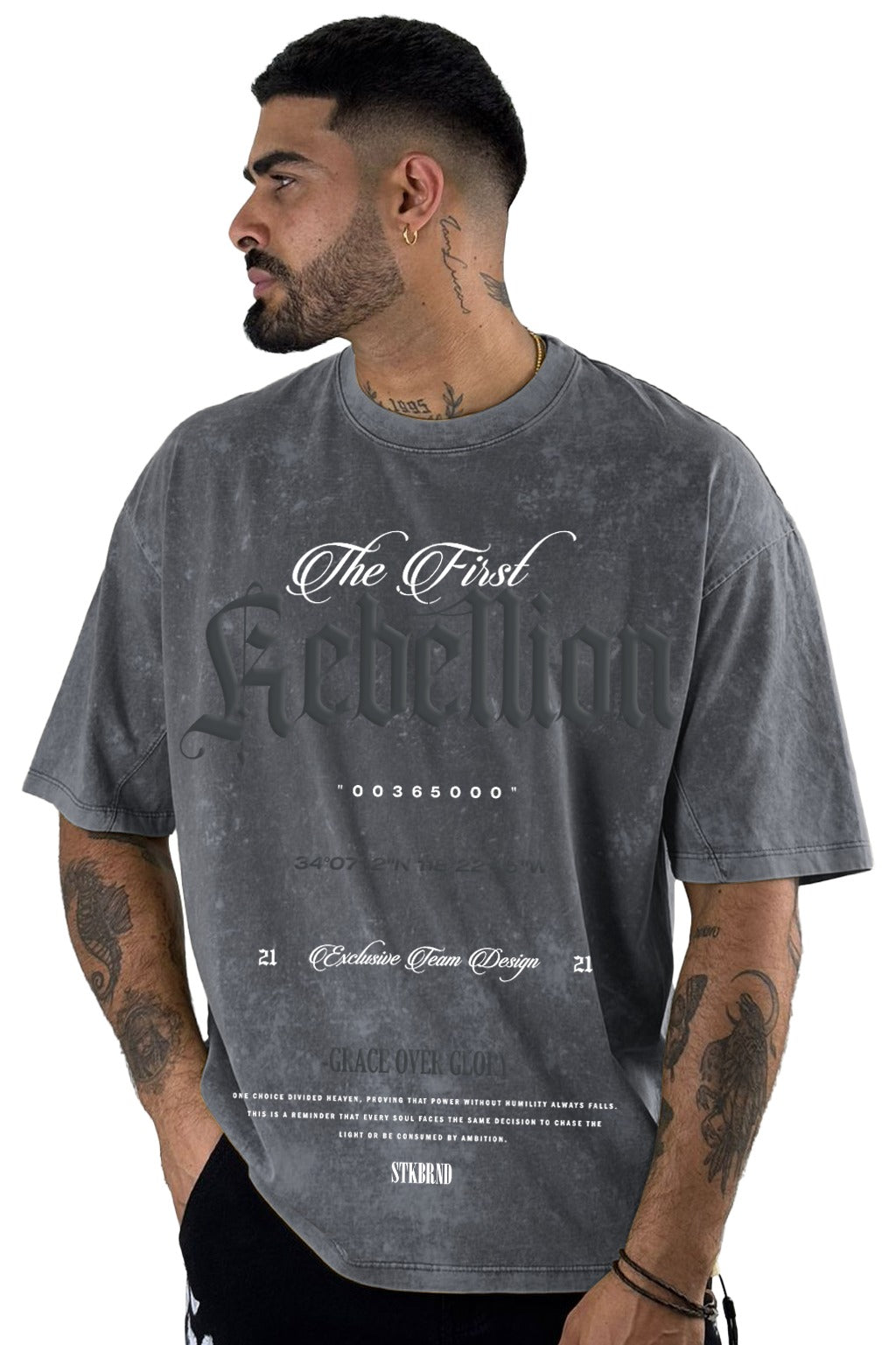 Oversize Sky Negra Rebelion The First