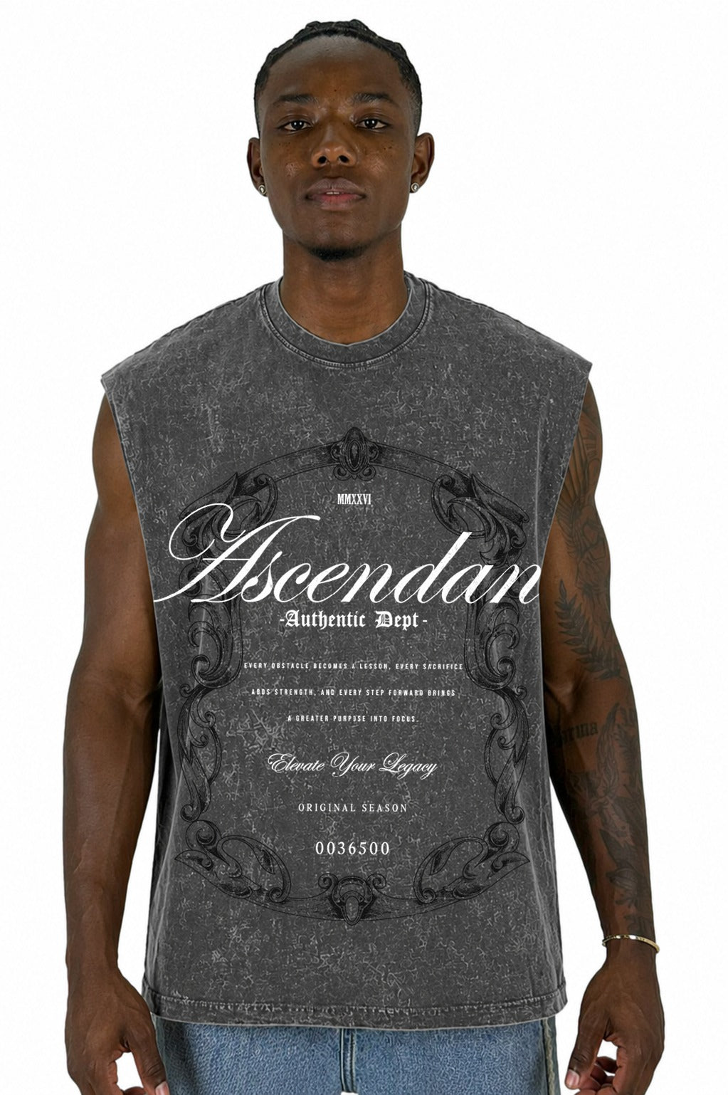 Camisilla sky Gris Ascendant