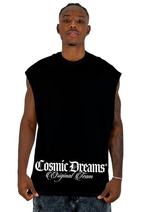 Camisilla Negra Cosmic Dreams Alto Gramaje