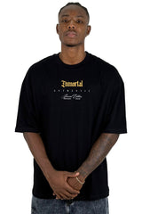 Oversize Negra Inmortal Authentic Alto Gramaje