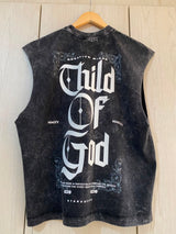 Camisilla sky Negro Child Of God Boxy Fit