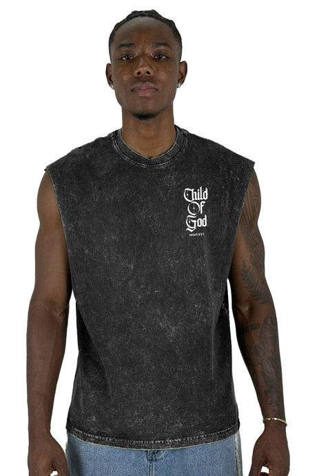 Camisilla sky Negro Child Of God Boxy Fit