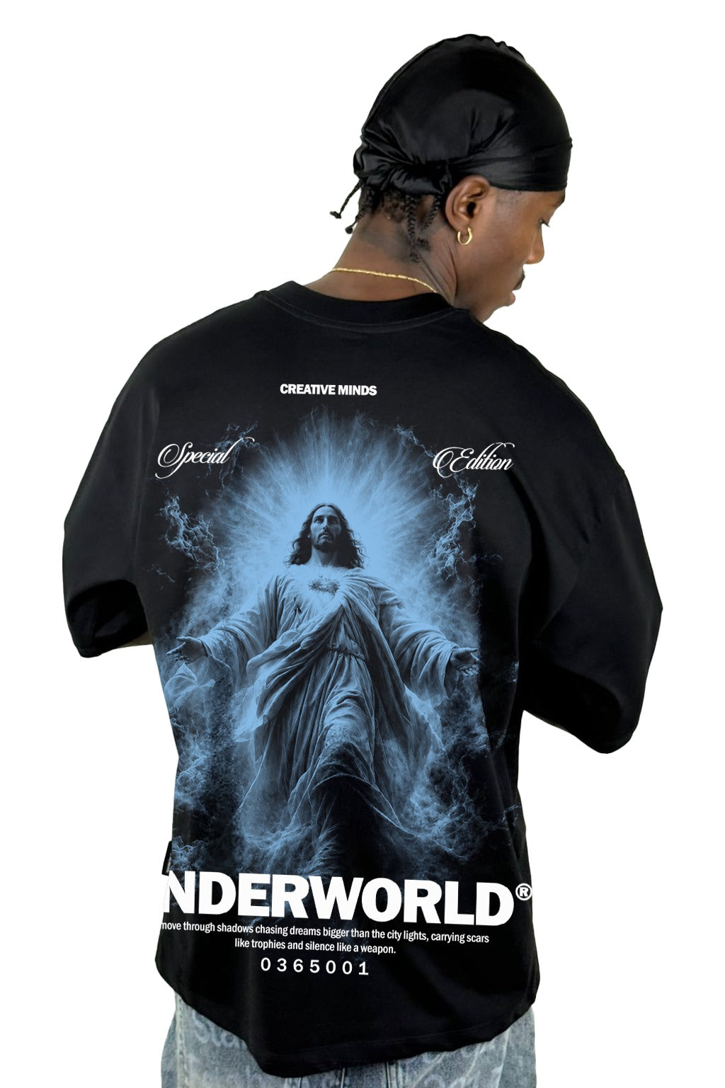 Oversize Negra Underworld Alto Gramaje